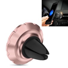 CAFELE Universal Bright Surface Magnetic Gear Car Air Outlet Vent Mount Phone Holder Stand, for iPhone, Samsung, Huawei, Lenovo, Xiaomi, Sony, HTC(Rose Gold)