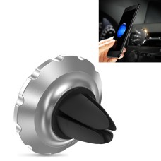 CAFELE Universal Bright Surface Magnetic Gear Car Air Outlet Vent Mount Phone Holder Stand, for iPhone, Samsung, Huawei, Lenovo, Xiaomi, Sony, HTC(Silver)