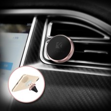 FLOVEME Universal Magnetic Car Air Outlet Vent Mount Phone Holder Stand, For iPhone, Galaxy, Sony, Lenovo, HTC, Huawei, and other Smartphones(Rose Gold)