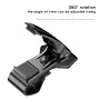 Baseus Mouth Car Mount Clamp Clip Adjustable 360 Degree Rotation Holder, For iPhone, Galaxy, Sony, Lenovo, HTC, Huawei and other 3.5-7 inch Smartphones(Black)