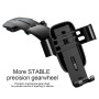 Baseus Metal Age Connecting Rod Type 360 Degrees Rotation Gravity Center Console Car Mount Phone Holder, For iPhone, Galaxy, Huawei, Xiaomi, HTC, Sony and Other Smartphones Between 4.0-6.0 inches(Black)