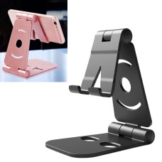 WQ-02 Foldable Creative Lazy Bracket Phone Holder (Black)