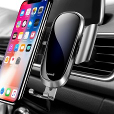 Baseus SUYL-WL0S Future Gravity Car Mount Phone Holder, For iPhone, Galaxy, Huawei, Xiaomi, HTC, Sony and Other Smartphones Between 4.0-6.0 inches(Silver)