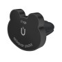 Creative Frog Shape Magnetic Car Air Vent Mount Clip-on Outlet Bracket (Black)