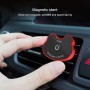 Creative Frog Shape Magnetic Car Air Vent Mount Clip-on Outlet Bracket (Black)