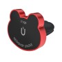 Creative Frog Shape Magnetic Car Air Vent Mount Clip-on Outlet Bracket (Red)