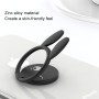 Creative Rabbit Shape 360 Degree Rotation Car Ring Bracket Phone Holder (Black)