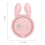 Creative Rabbit Shape 360 Degree Rotation Car Ring Bracket Phone Holder (Pink)