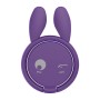 Creative Rabbit Shape 360 Degree Rotation Car Ring Bracket Phone Holder (Purple)