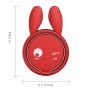 Creative Rabbit Shape 360 Degree Rotation Car Ring Bracket Phone Holder (Red)