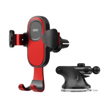 JOYROOM JR-ZS193 Car Air Outlet + Instrument Panel Gravity Phone Bracket (Red)