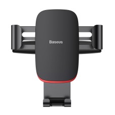 Baseus Universal Car Air Vent Mount Aluminum Alloy + ABS Clamp Phone Gravity Holder Stand(Black)