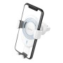 hoco CW17 Sage Series In-Car Stand Qi Standard Wireless Fast Charger (White)