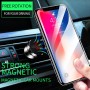 JOYROOM MOGUU MG-ZS001 360 Degrees Rotation Aluminium Alloy + Silicone + Magnet Car Air Outlet Magnetic Holder, For iPhone, Galaxy, Huawei, Xiaomi, HTC and Other Smartphones(Gold)