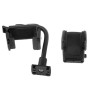 Car Rearview Mirror Mount Holder, Holder Width: 35-80mm, Clamp Width: 60-95mm, For iPhone, Galaxy, Huawei, Xiaomi, LG, HTC and Other Smart Phones(Black)