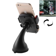 Universal 360 Degree Rotation Suction Cup Car Holder / Desktop Stand, Size Range: 4.8 - 5.5 Inch, For iPhone, Galaxy, Huawei, Xiaomi, Lenovo, Sony, LG, HTC and Other Smartphones(Black)