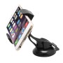 Universal 360 Degree Rotation Suction Cup Car Holder / Desktop Stand, Size Range: 5.5 - 7cm, For iPhone, Galaxy, Huawei, Xiaomi, Lenovo, Sony, LG, HTC and Other Smartphones(Black)