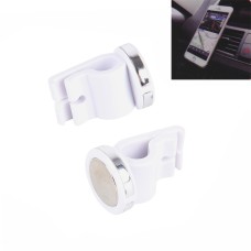 360 Degrees Rotating Strong-Magnetic Suction Cup Car Mount Holder, For iPhone 6s & 6s Plus & 6 Plus & 6, Galaxy S6 Edge+ & S6 Edge & S6, Sony, Nokia, Huawei, Lenovo and Other Mobile Phones(White)