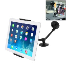 360 Degrees Rotation Suction Cup Car Basic Windshield Mobile & Tablet Car Holder, For 3.5-5 inches Mobile and 7-10 inch Tablets(Black)