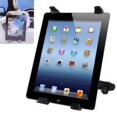 360 Degree Rotation Universal Vehicle Rear Seat Holder, For iPad 4 / New iPad / iPad 2 / P6800 / P6200 / P3100 / All Tablet PC(Black)