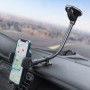 A190+X35 Car Phone Holder Windshield Sucker Mount Bendable Long Arm Stand