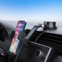A190+X157 Car Phone Holder Dashboard Sucker Mount Stand  Retractable Clamp Arm
