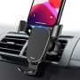 ENKAY ENK-CM101 Automatic Induction Gravity Car Mount Rotation Car Air Vent Mount Phone Holder(Black)