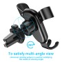 ENKAY ENK-CM101 Automatic Induction Gravity Car Mount Rotation Car Air Vent Mount Phone Holder(Black)