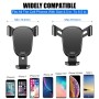 ENKAY ENK-CM101 Automatic Induction Gravity Car Mount Rotation Car Air Vent Mount Phone Holder(Black)