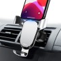 ENKAY ENK-CM101 Automatic Induction Gravity Car Mount Rotation Car Air Vent Mount Phone Holder(Silver)