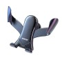 ENKAY ENK-CM103 Auto Gravity Car Mount Rotation Car Air Vent Mount Phone Holder Aluminum Alloy Mini Edition(Black)