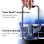 ENKAY ENK-CM103 Auto Gravity Car Mount Rotation Car Air Vent Mount Phone Holder Aluminum Alloy Mini Edition(Black)