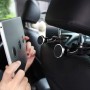 Car Headrest Hanger Back Seat Magnet Tablet Holder for iPad Tablet Mobile Phone, Direction:Left(Silver)