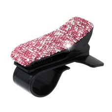 Diamond Car Phone Holder 360 Degree Rotating Creative Car Dashboard Mobile Holders(Pink Color Mixing)