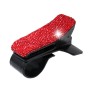 Diamond Car Phone Holder 360 Degree Rotating Creative Car Dashboard Mobile Holders(Red)