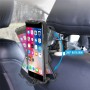 Universal Adjustable Car Tablet Stand Holder Car Seat Back Bracket For 4-11 Inch Tablet(Blue)