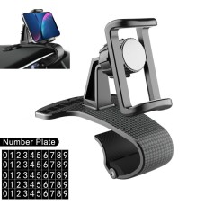 Car Mobile Phone Holder Buckle Instrument Trolley Inner Clip Mobile Phone Navigation Bracket With Number Plate