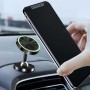 3 PCS  Car Phone Holder Alloy Magnetic Universal Dual Ball Rotating Car Phone Holder, Colour: Matte Black