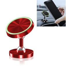 3 PCS  Car Phone Holder Alloy Magnetic Universal Dual Ball Rotating Car Phone Holder, Colour: Luminous Red