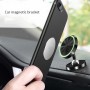 3 PCS  Car Phone Holder Alloy Magnetic Universal Dual Ball Rotating Car Phone Holder, Colour: Golden (Single Ball)