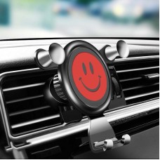 4 PCS Car Phone Holder Air Outlet Snap-Type Gravity Universal Bracket(Red)