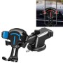 2 PCS Car Phone Holder Air Outlet Car Navigation Bracket Instrument Panel Bracket, Style:Sucker(Blue)