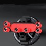 Car Holder Mobile Phone Navigation Automatic Retractable Gravity Car Holder(Red Round Air Rutlet)