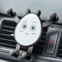 2 PCS Car Air Outlet Navigation Support Clip Car Cartoon Gravity Mobile Phone Holder(Little Love)