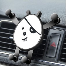 2 PCS Car Air Outlet Navigation Support Clip Car Cartoon Gravity Mobile Phone Holder(Mouse)