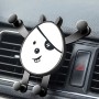 2 PCS Car Air Outlet Navigation Support Clip Car Cartoon Gravity Mobile Phone Holder(Mouse)