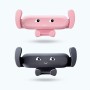 2 PCS Cartoon Air Outlet Navigation Buckle Type Gravity Car Phone Holder, Colour: Pink