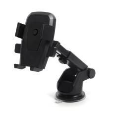 Car Telescopic Rod Automatic Lock Mobile Phone Bracket(A Black)