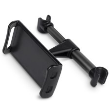 Car Seat Telescopic Bracket Car Rear Pillow Mobile Phone Bracket, Colour: 04 Black