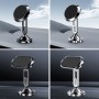 Multifunctional Suction Cup Car Magnetic Mobile Phone Holder, Colour: F59 Silver